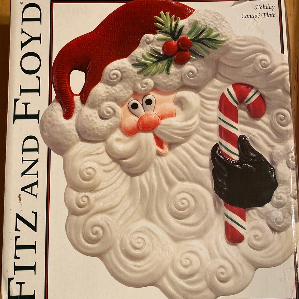 IOB Fitz and Floyd canapé plate